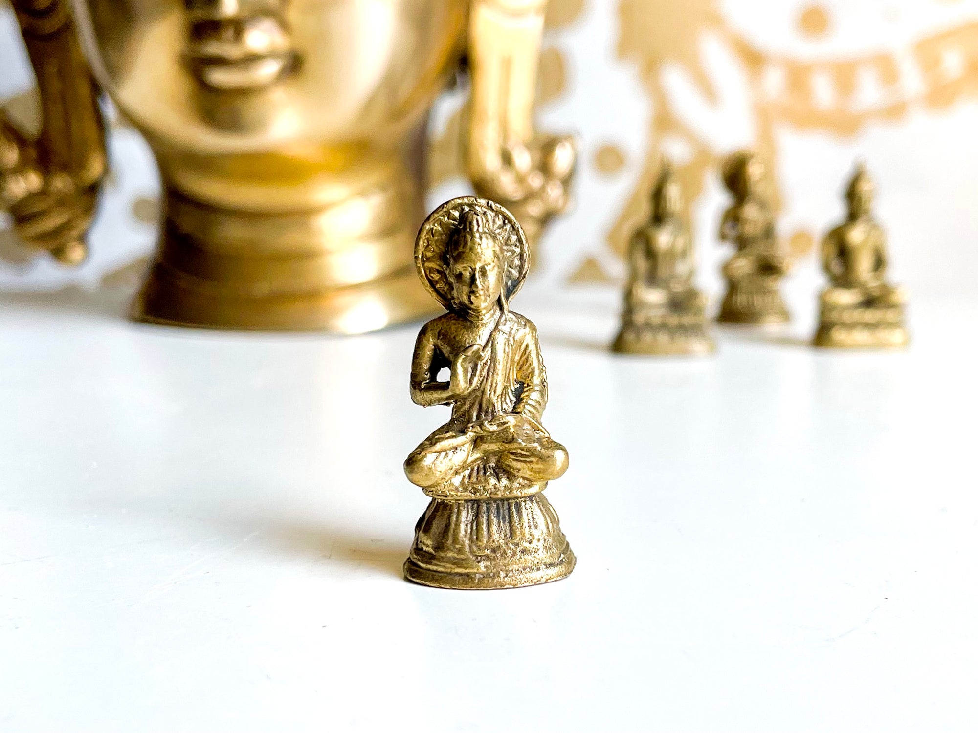 Buddha Tibetan Metal Statue - Protection
