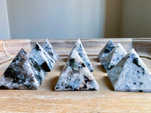 Rainbow Moonstone Pyramid