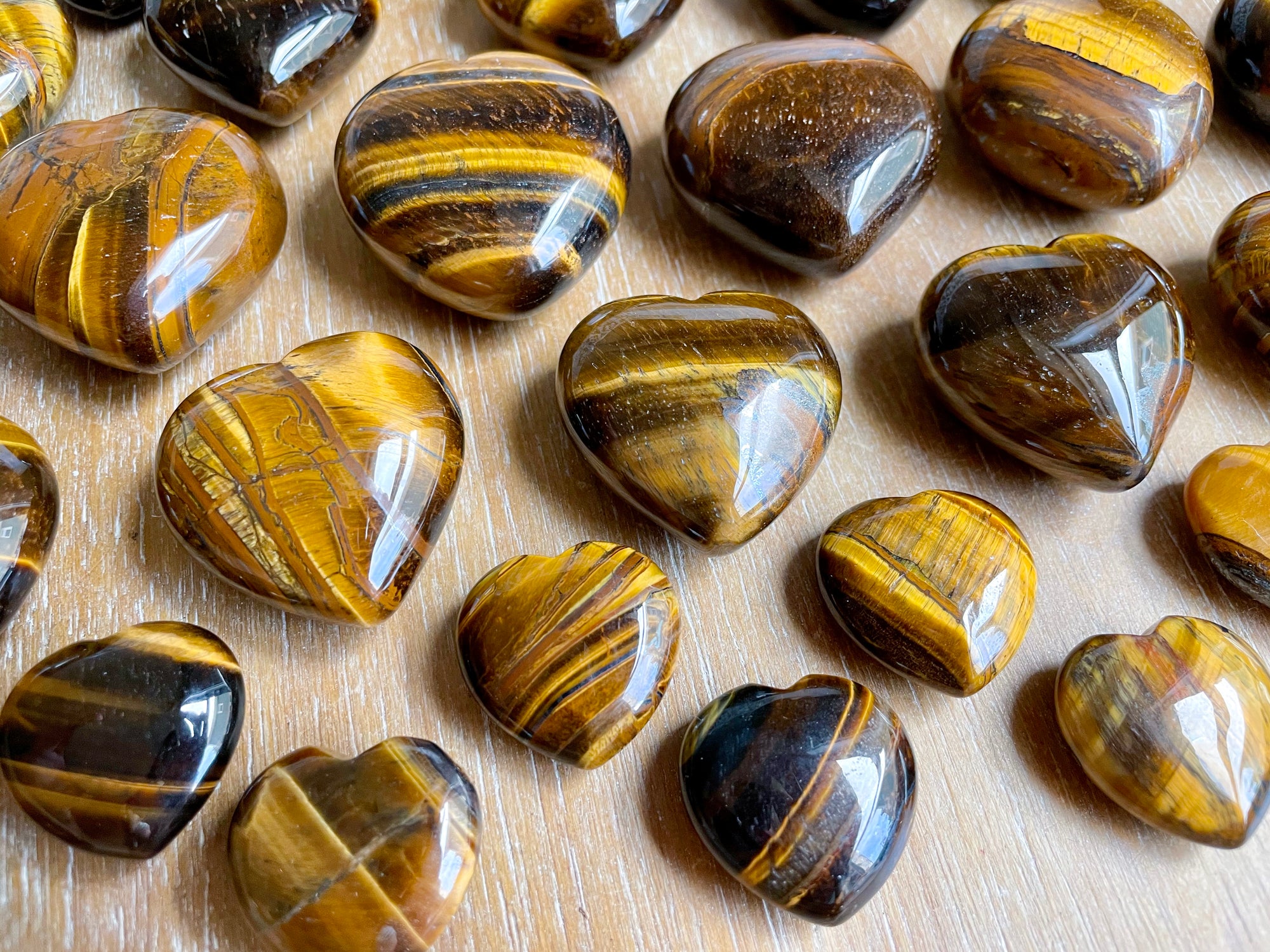 Tiger Eye Heart