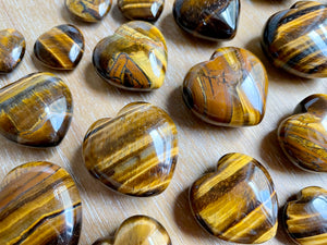 Tiger Eye Heart