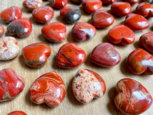 Red Jasper Heart