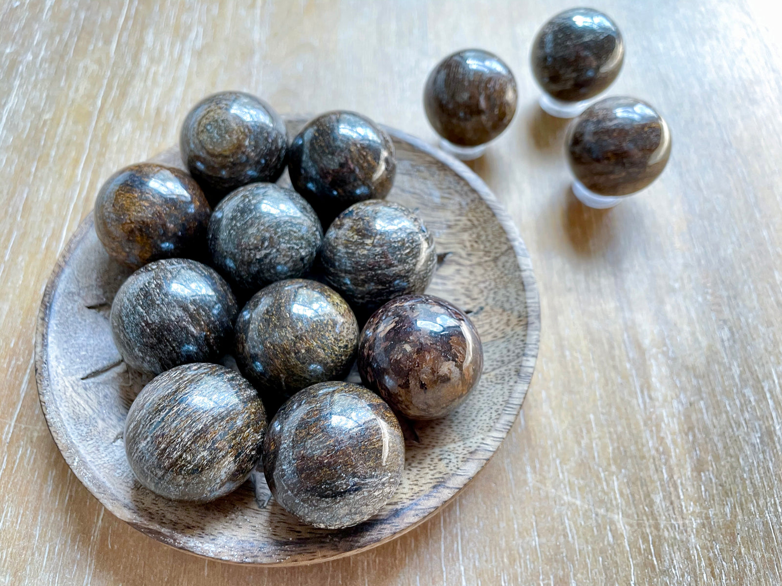 Bronzite Sphere || Mini