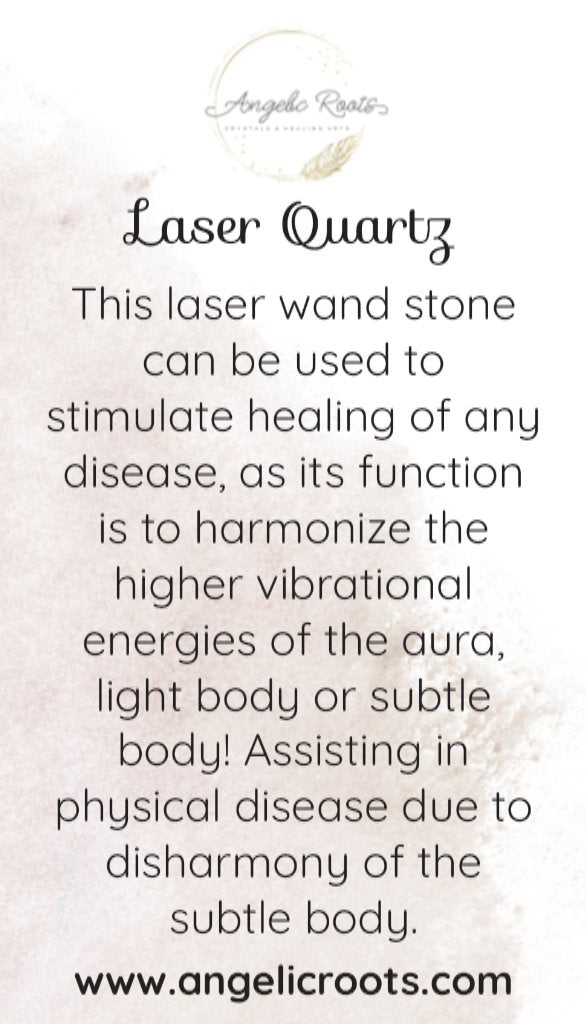 Laser Quartz Crystal Card