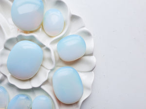 Opalite Palm Stone || Large