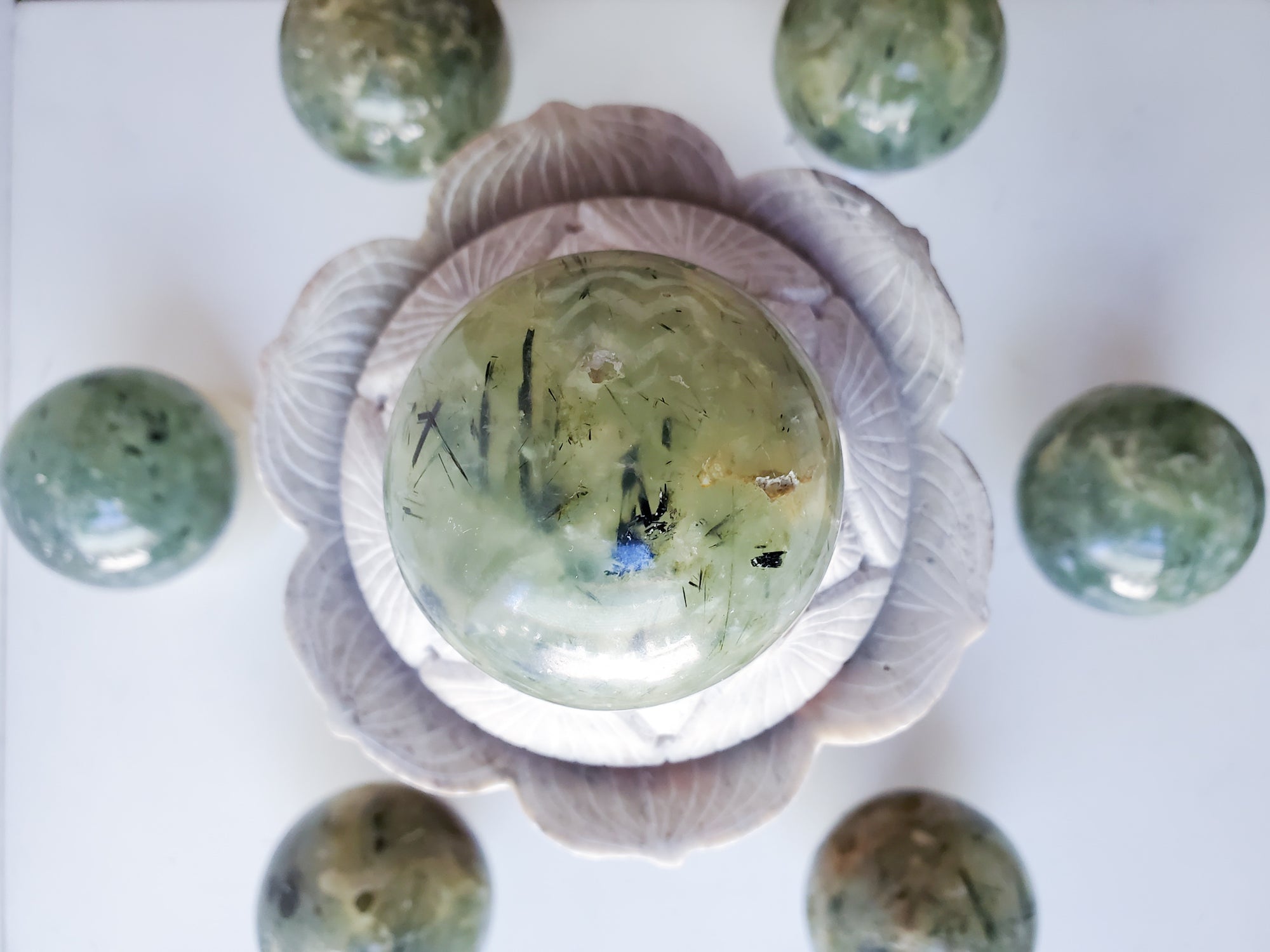 Prehnite Sphere