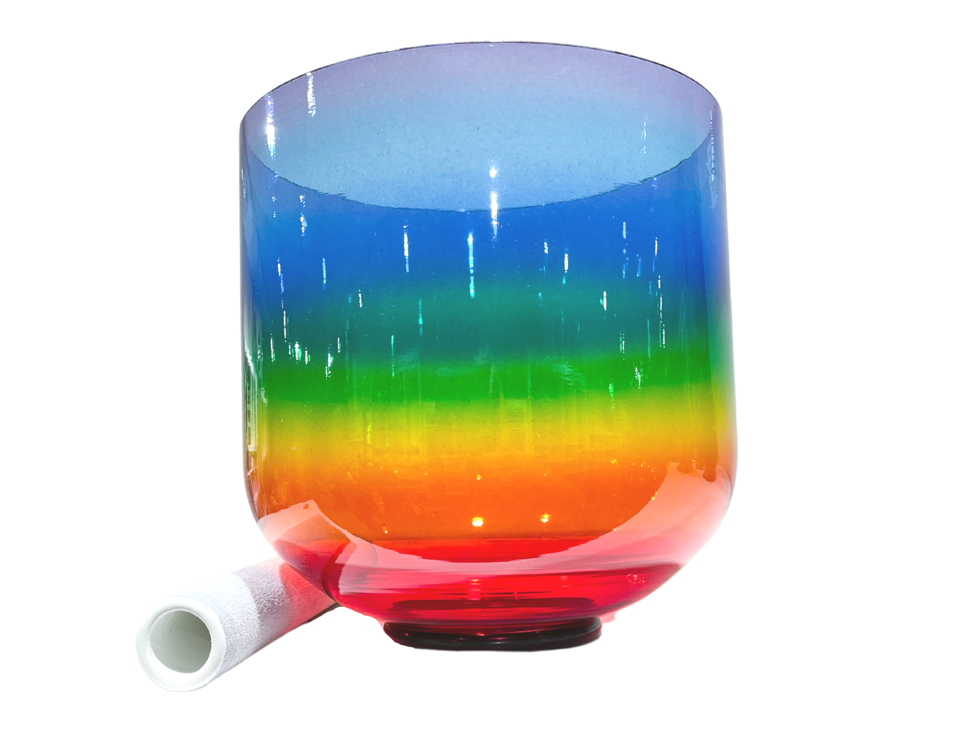 Rainbow Aura Crystal Singing Bowl