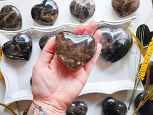 Smoky Quartz Heart || Madagascar