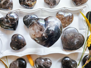 Smoky Quartz Heart || Madagascar