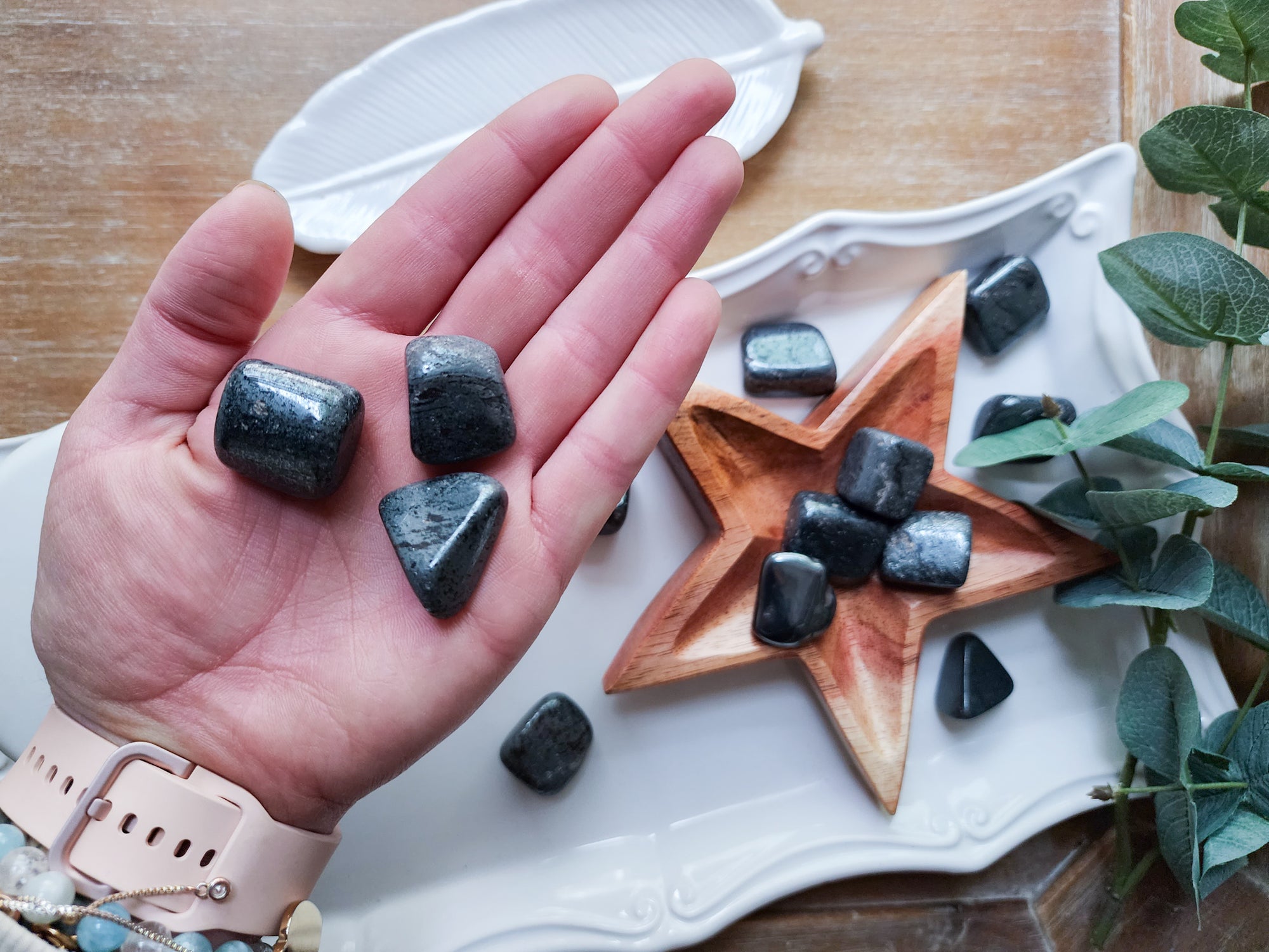 Hematite Tumbled Stone