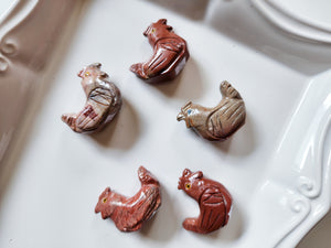 Soapstone Animal Critters Rooster
