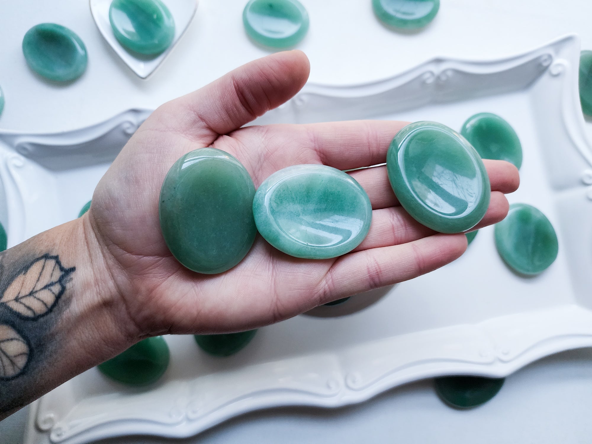 Green Aventurine Worry Stone