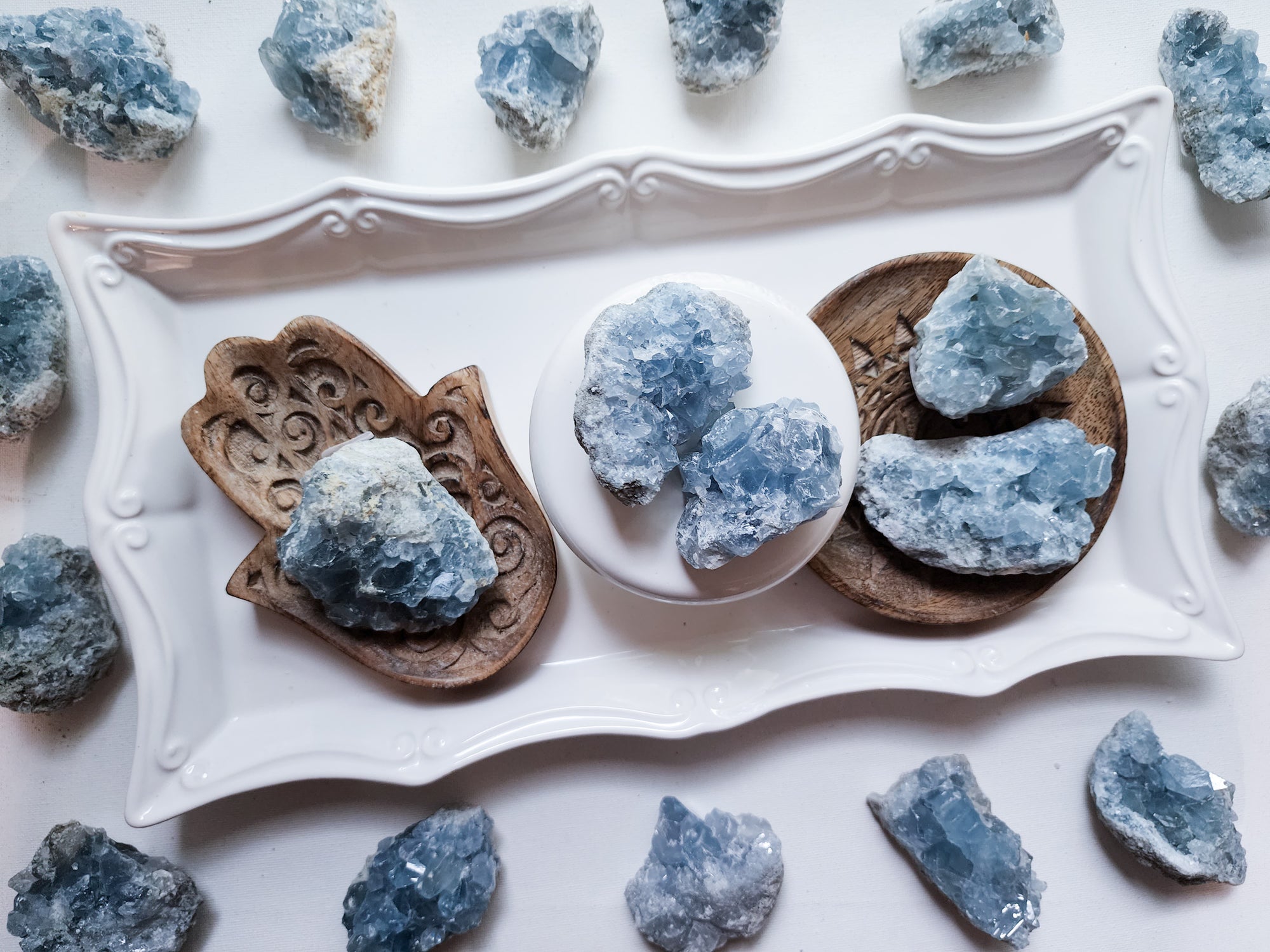 Celestite Cluster