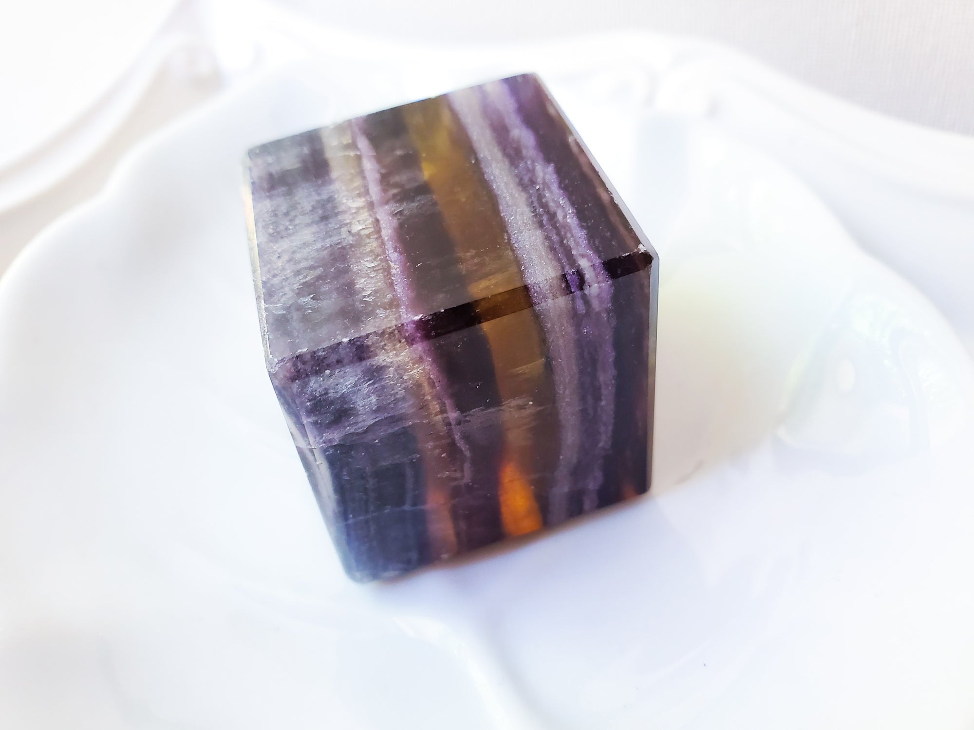 Fluorite Cube