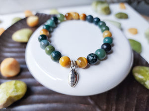 Green Pay Packers Beaded Bracelet