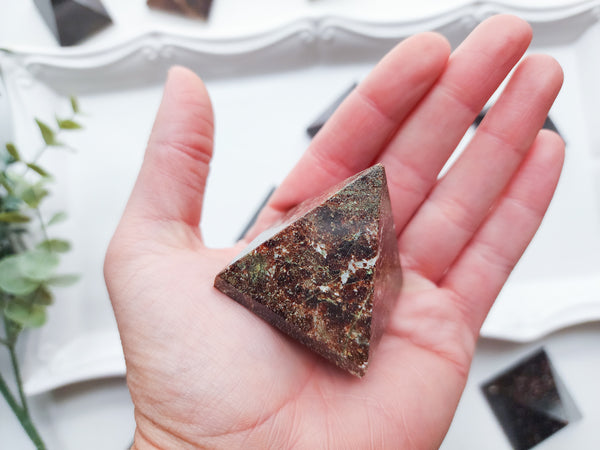 Garnet Pyramid - Angelic Roots