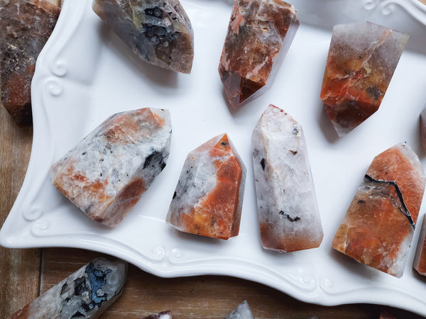 Mosaic Quartz Point - Angelic Roots
