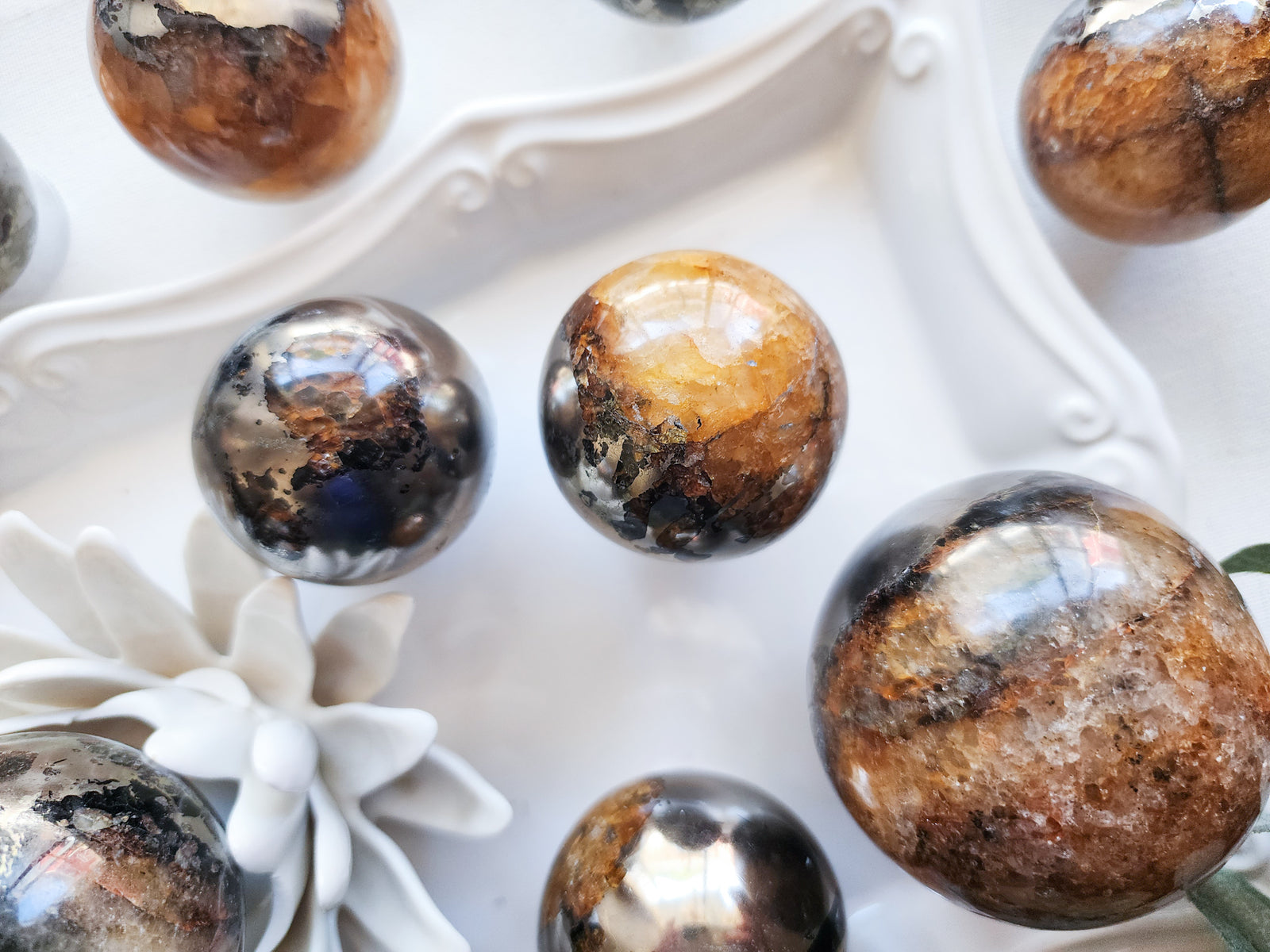 Golden Pyrite Sphere