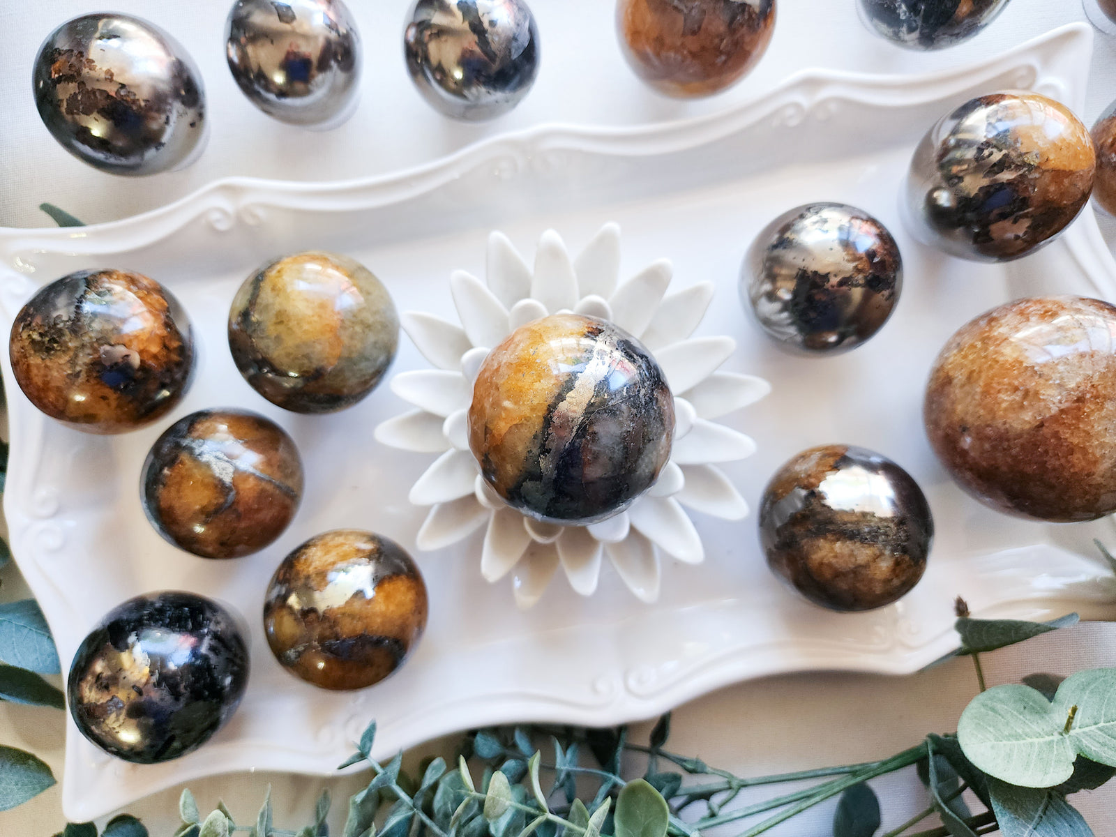 Golden Pyrite Sphere