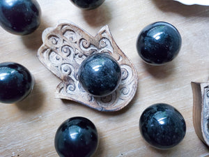 Silver Sheen Obsidian Sphere