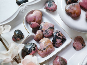 Rhodonite Mini Hearts