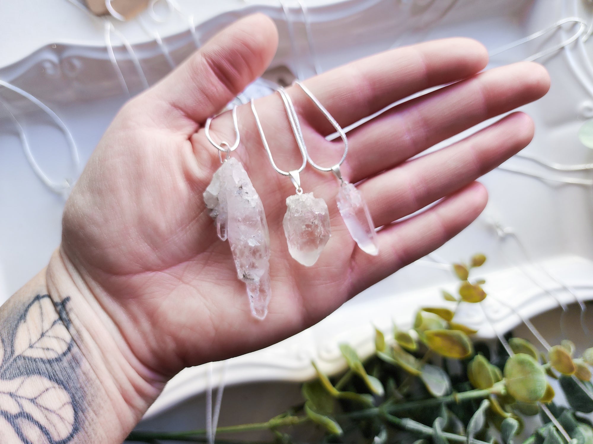 Lemurian Point Necklace