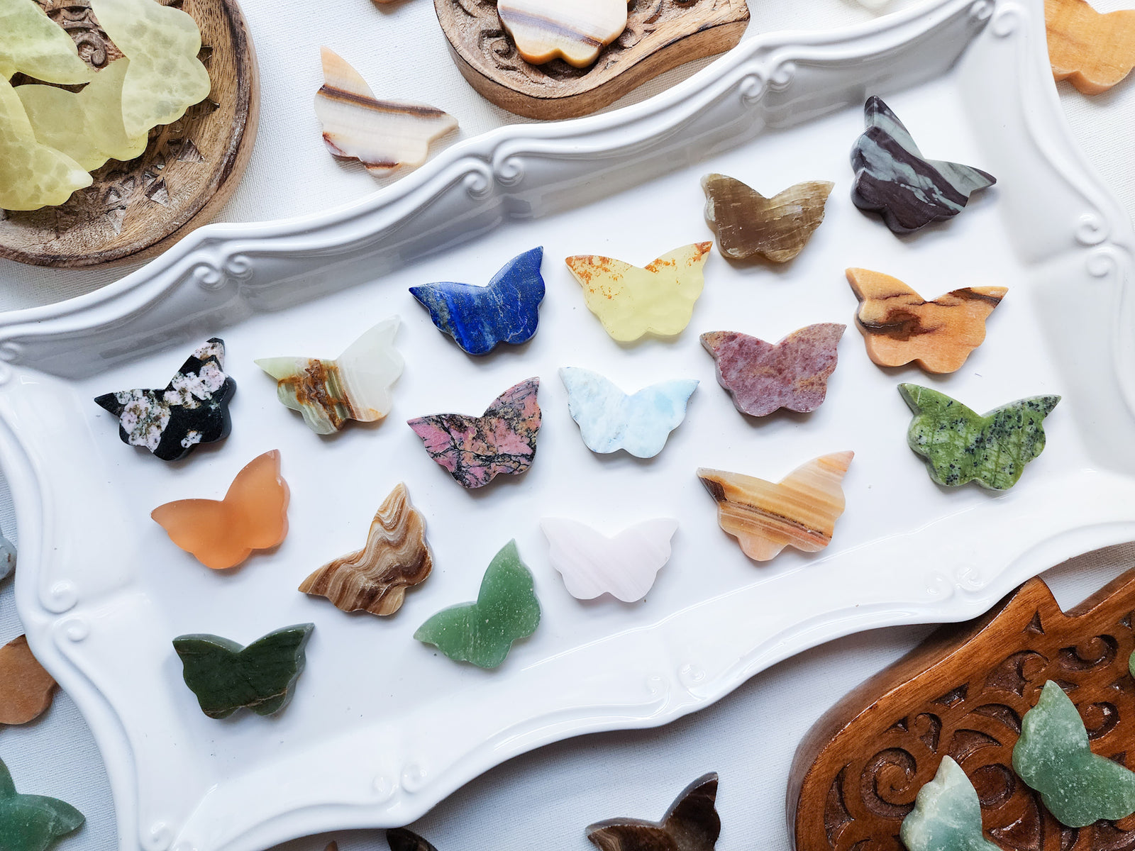 Butterfly Crystal Carving || Pakistan