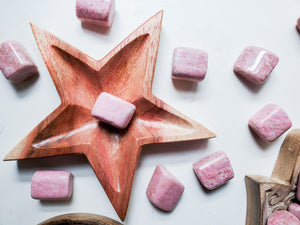 Thulite Tumbled Stone