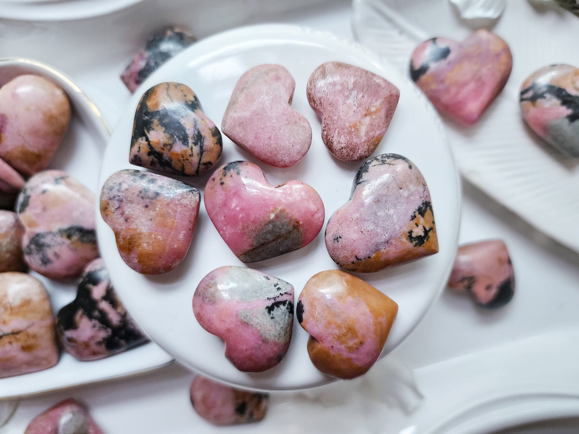 Rhodonite Mini Hearts