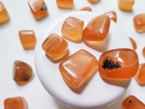 Honey Calcite Tumbled Stone