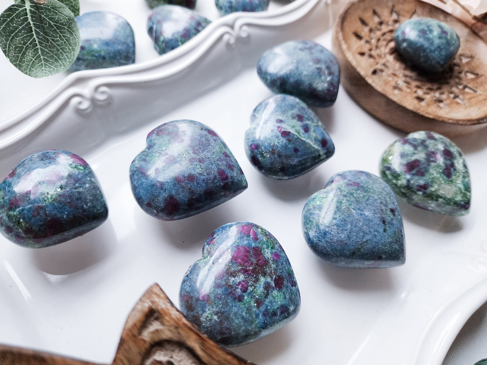 Ruby in Kyanite Heart