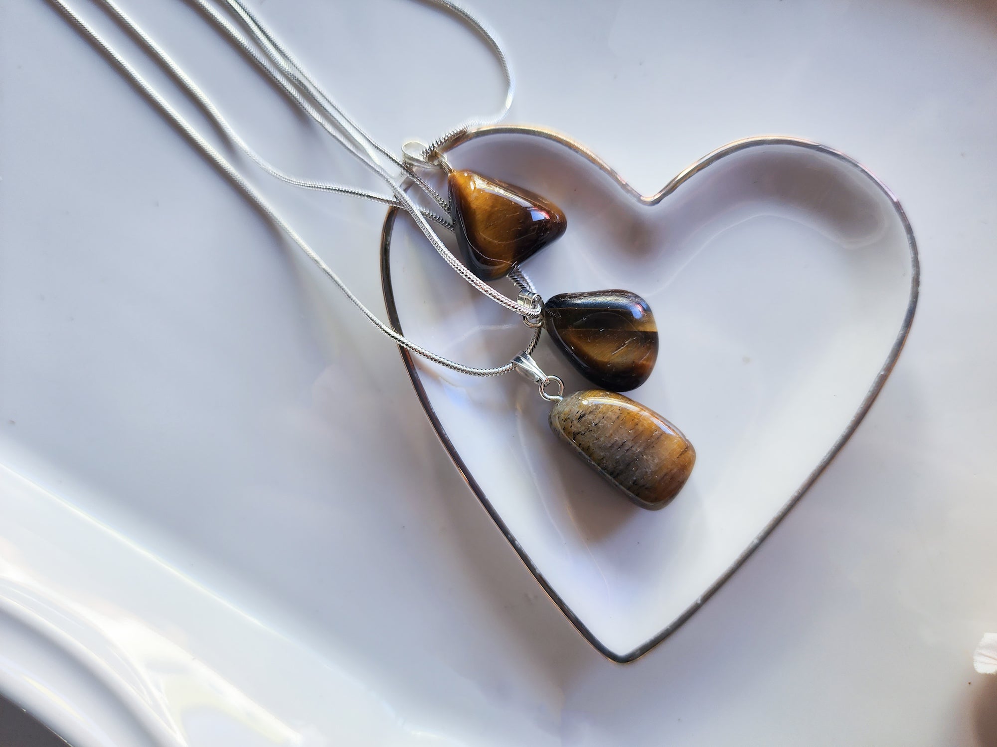 Tiger Eye Tumble Necklace