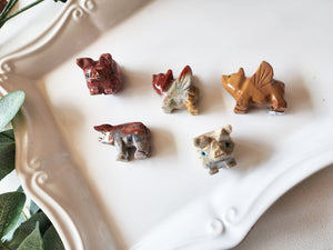 Soapstone Animal Critters Pig