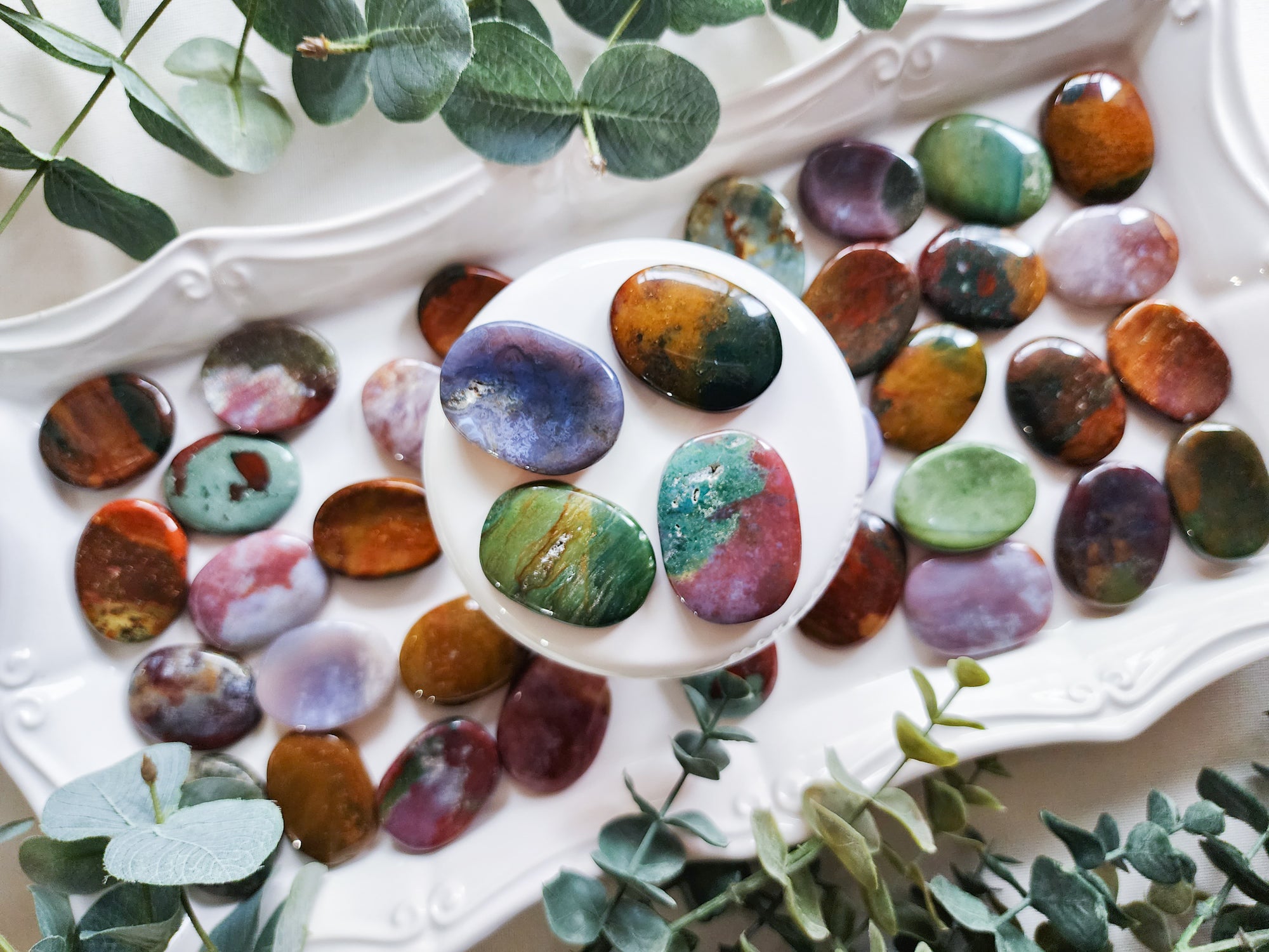 Ocean Jasper Mini Worry Stone