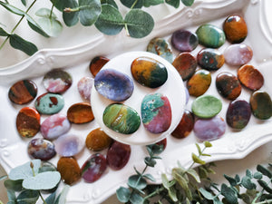 Ocean Jasper Mini Worry Stone
