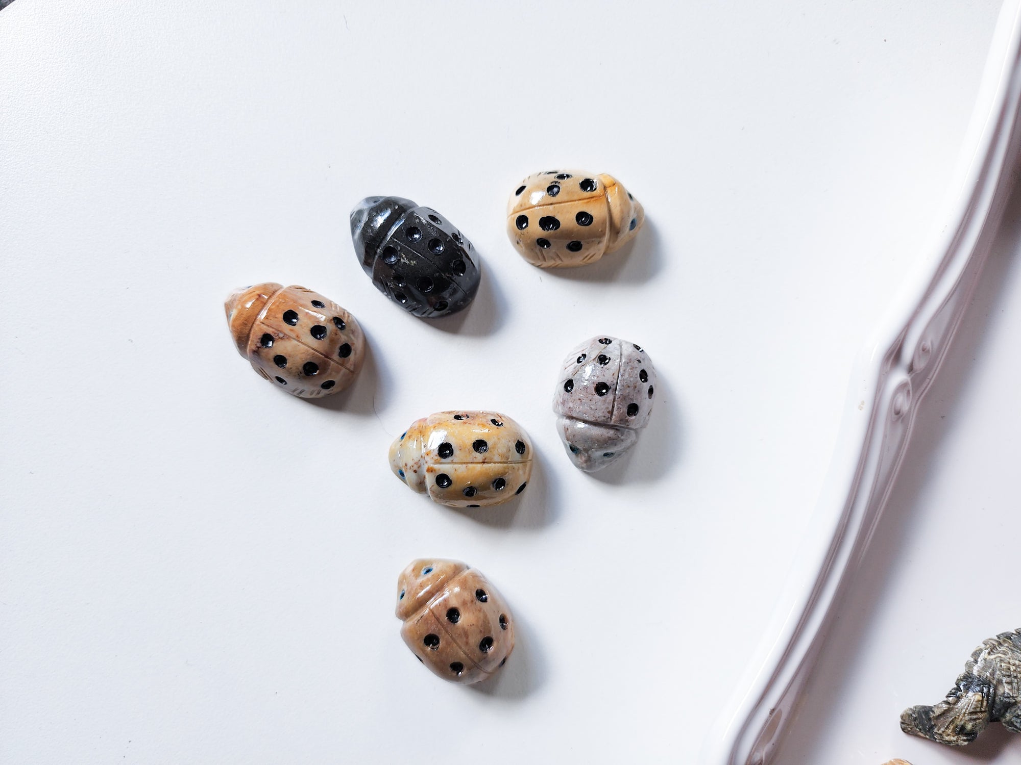 Soapstone Animal Critters Ladybug
