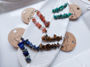 Crystal Chip Drop Earrings