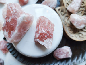 Rose Calcite Raw