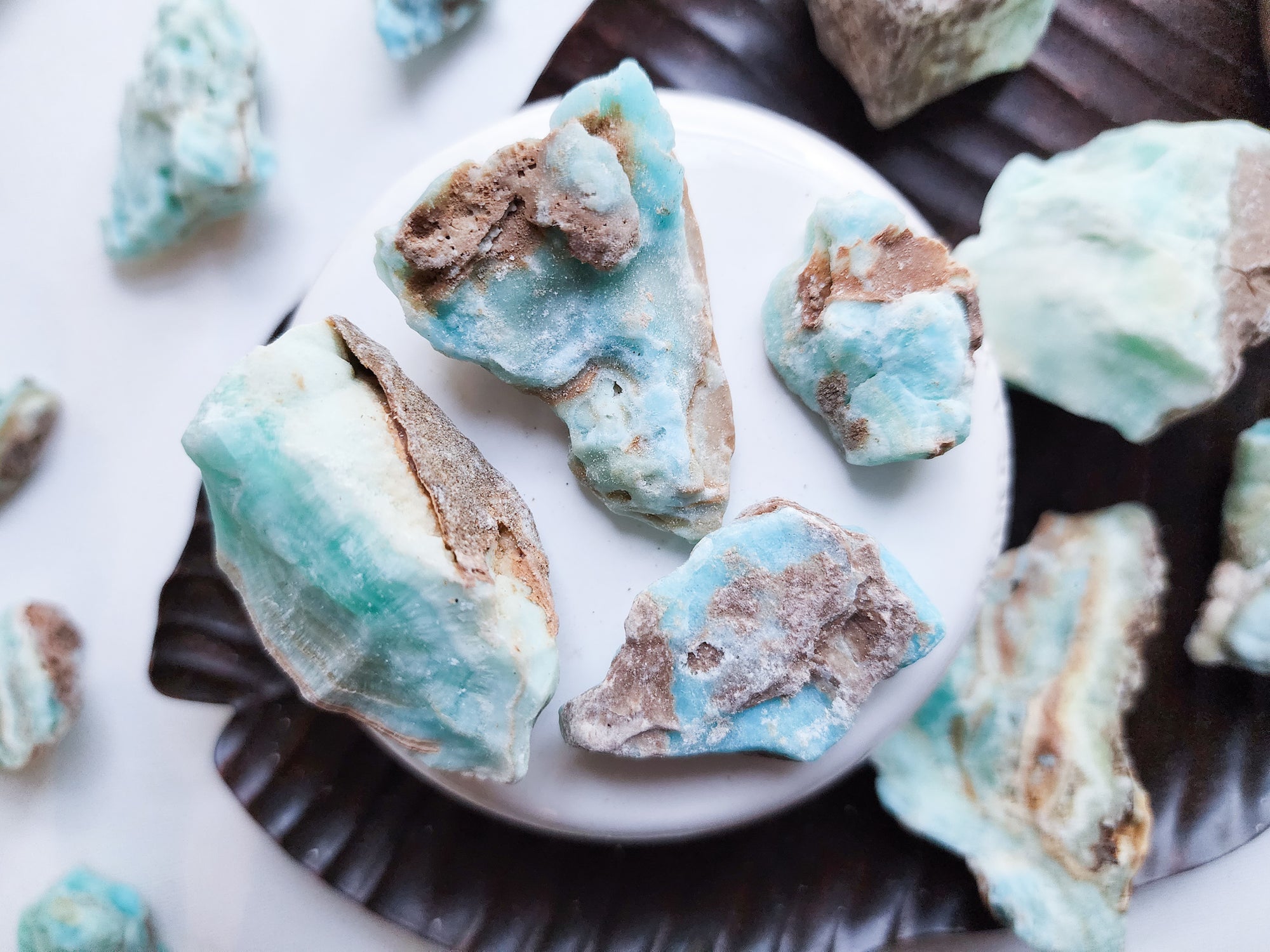 Blue Aragonite Raw