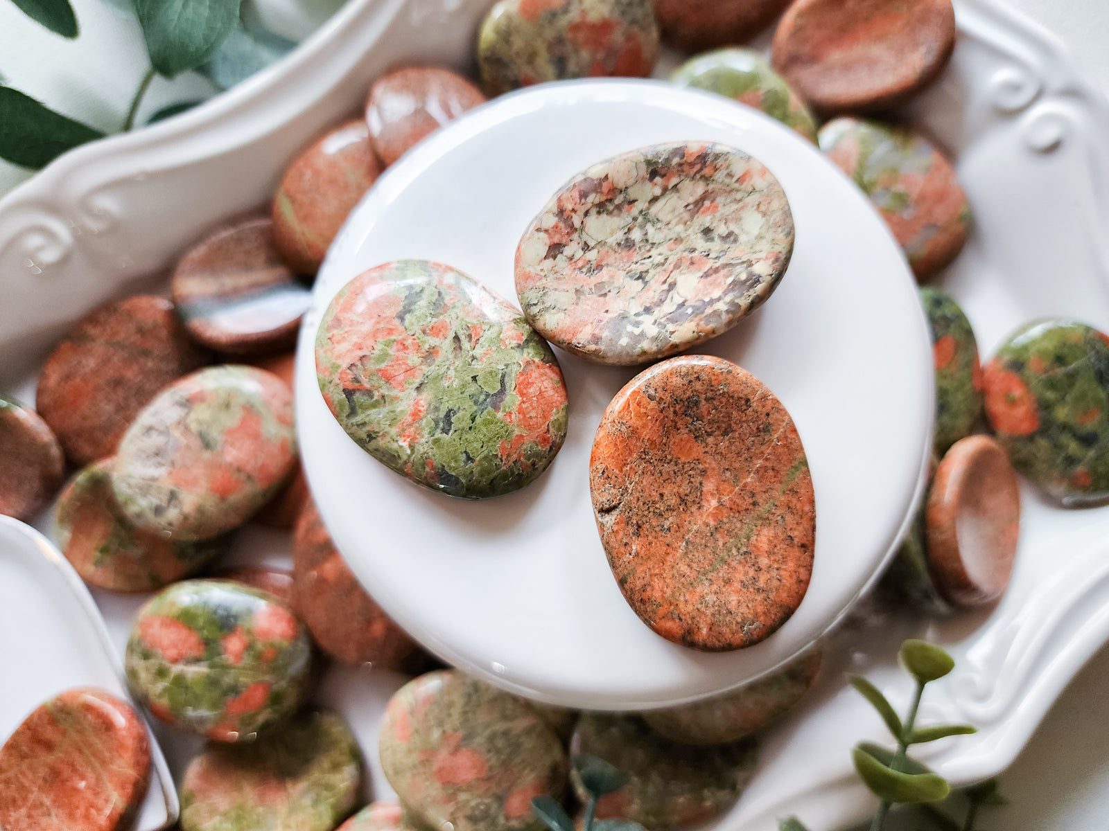 Unakite Mini Worry Stone