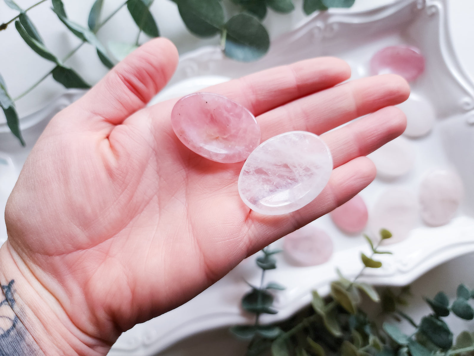 Rose Quartz Mini Worry Stone