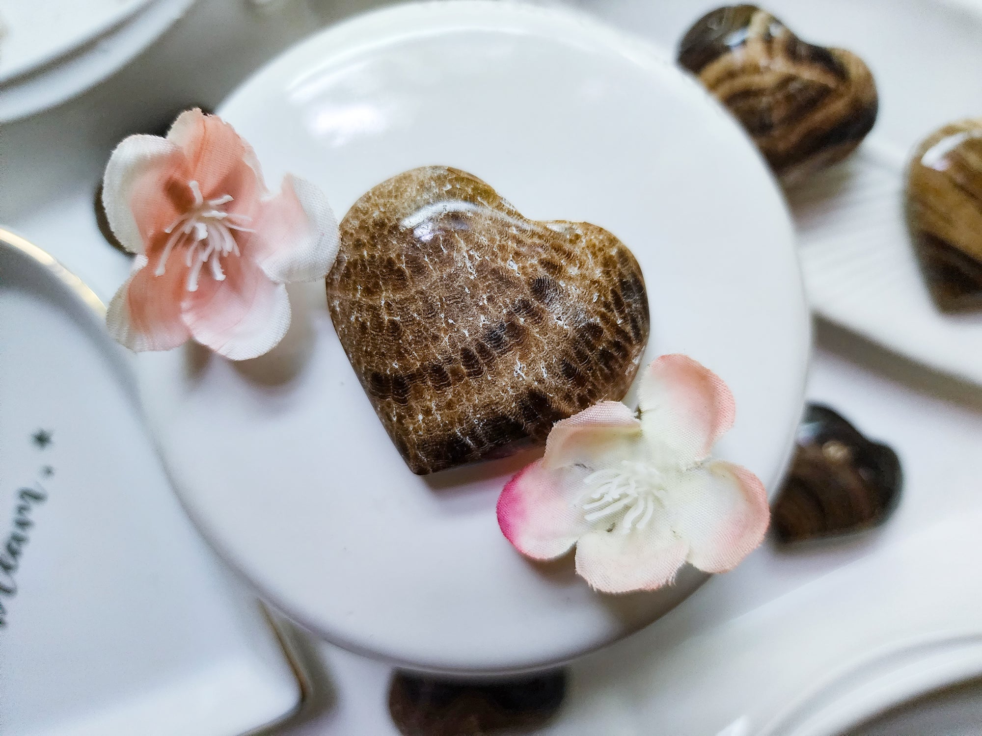 Chocolate Calcite Mini Heart