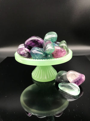 Rainbow Fluorite Tumble Stones - Grade A