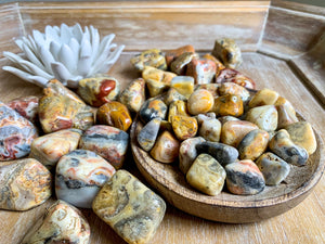 Crazy Lace Agate Tumbled Stone